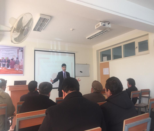 Presentation at Kabul University 